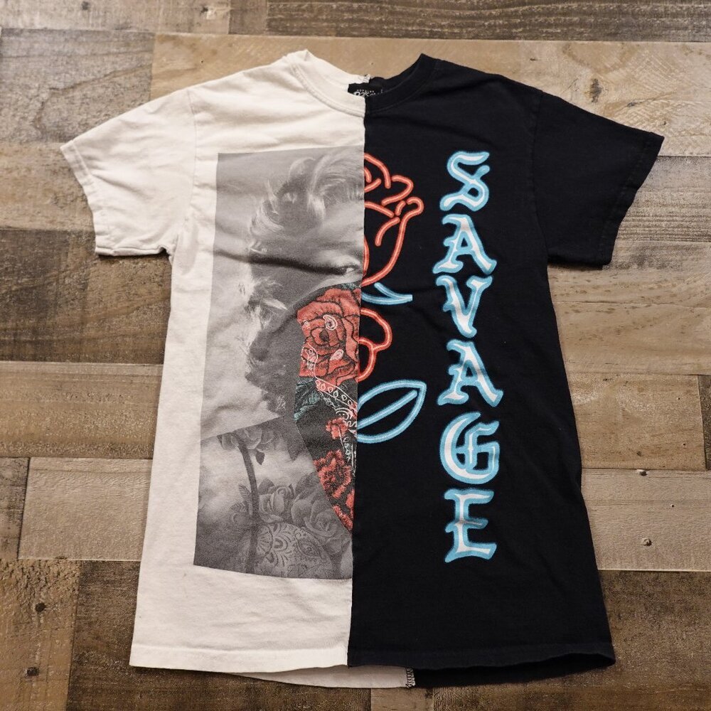 Popular Poison Marilyn Monroe‎ savage shirt women's small black white